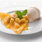 Apple and Bannana Crepe _